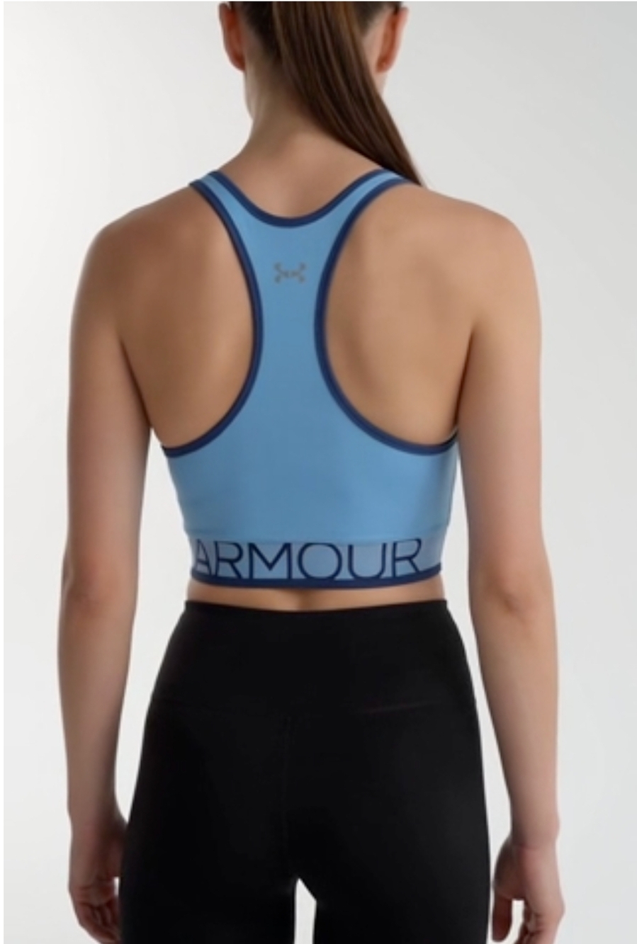 Under Armour Women’s Blue Teal Racerback Sports Bra Activewear Size S